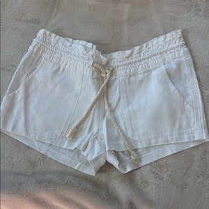 Roxy S - Like New Women's White Drawstring Shorts